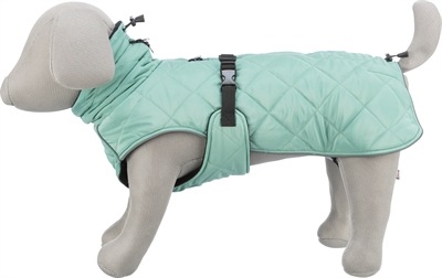 Actual product image Trixie CityStyle Oslo coat, recycled, S, 33 cm, Jade (S, Dog coat)