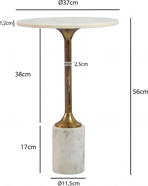 Image du produit Wohnling Metall (37 x 37 x 56 cm)