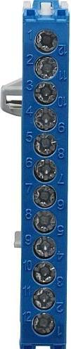 Produktbild Pollmann Elektrotechnik N12-F2N12-F2 blauNullleiterklemme blau