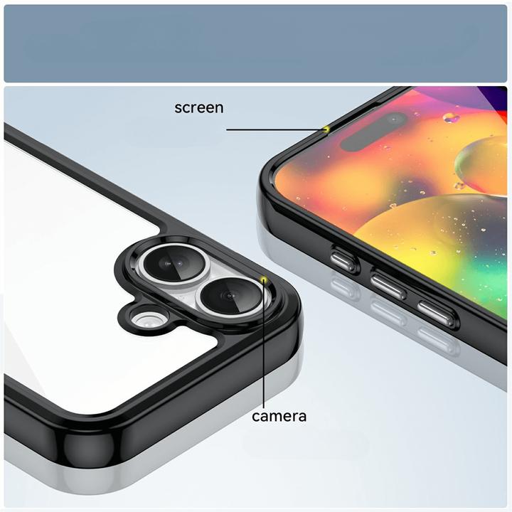 Actual product image Cover-Discount Schützende Acryl-Handyhülle mit erhöhtem Rand (Apple iPhone 17)