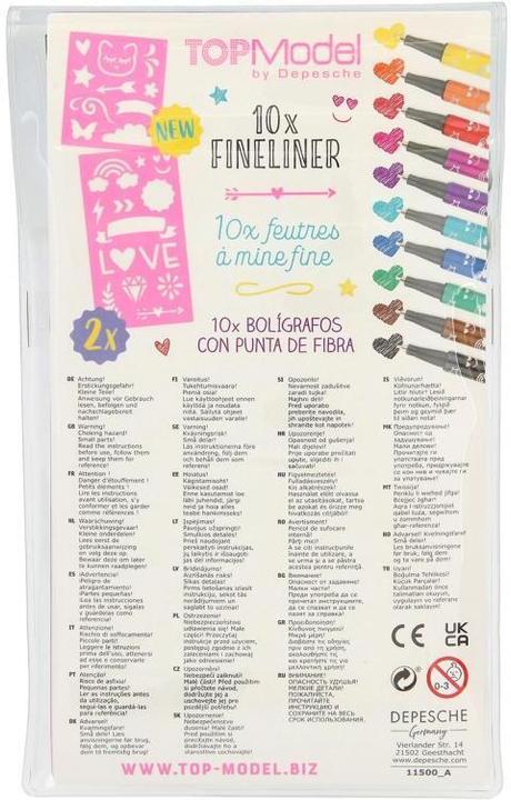 Produktbild Depesche Fineliner set (10x)