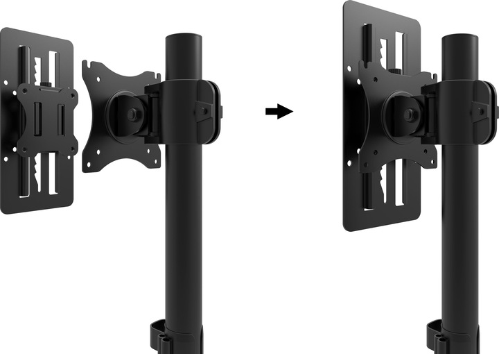 Produktbild Multibrackets Vesa Monitor Schiene (Tisch, 27")