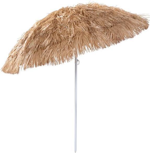 Produktbild MICA Living Sonnenschirm - braun - aus Bast und Metall - ca. 180 cm (1.80 m)