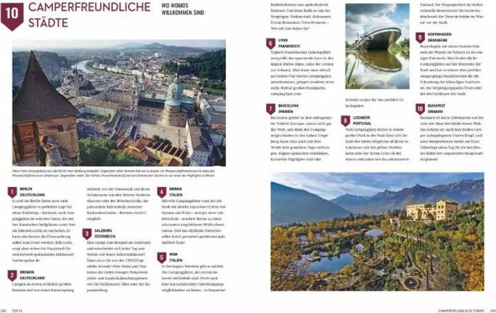 Immagine prodotto National Geographic In 225 viaggi in camper e camperisti attraverso l'Europa (Tedesco, Michael Moll, Jürgen Haberhauer, Claus G. Keidel, Heinz E. Studt, 2022)