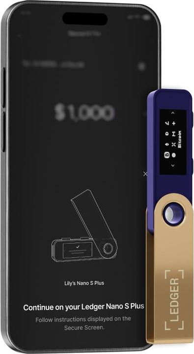 Produktbild Ledger Nano S Plus - Crimson Magenta (Bitcoin, Ether)