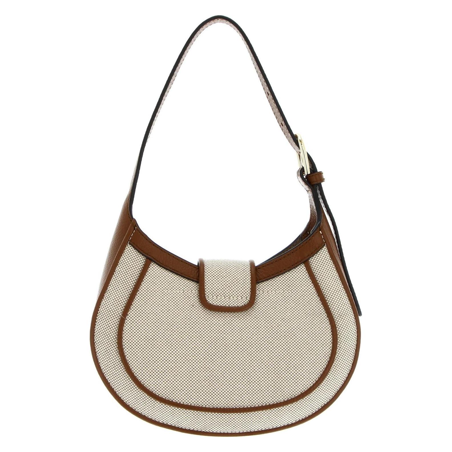 Furla, Damen, Handtasche, Club 2 Hobo Bag, Braun, Beige