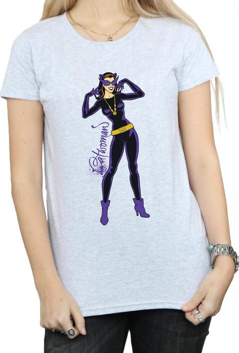 Produktbild Catwoman Happy Pose Baumwolle TShirt (M)