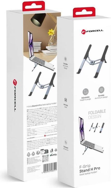Produktbild Forcell Fold Stand H Pro Laptopständer Aluminium