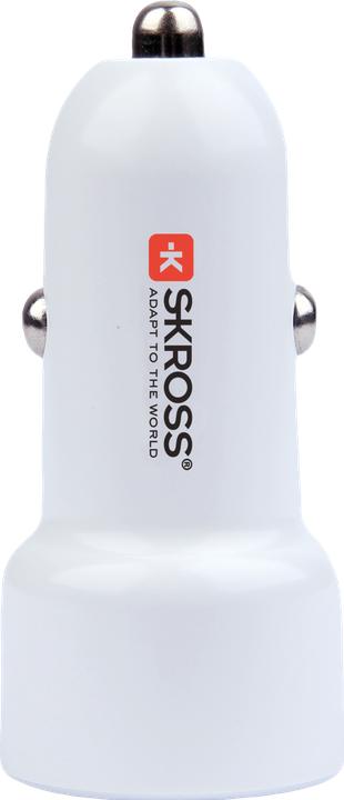 Image du produit Peter Jäckel SKROSS Chargeur de voiture double USB PD 65W blanc