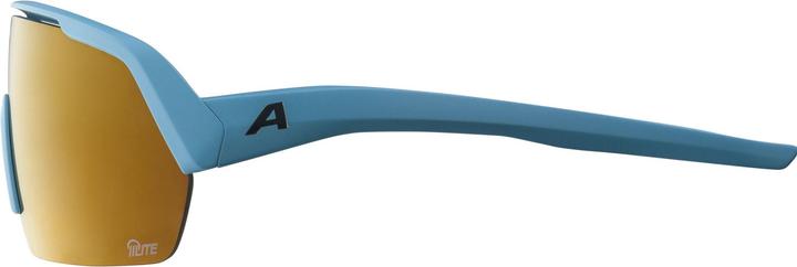 Actual product image Alpina Sports Turbo HR Q-Lite (Smoke-grey matt, Gold)