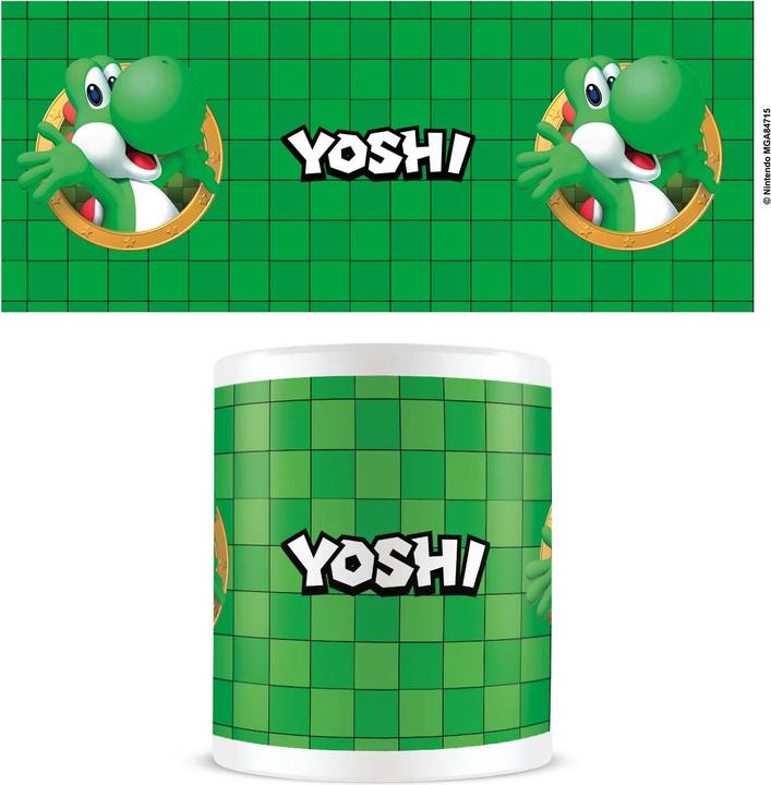 Actual product image Pyramid Super Mario Mug (Yoshi 3D Port) - White (1 x)
