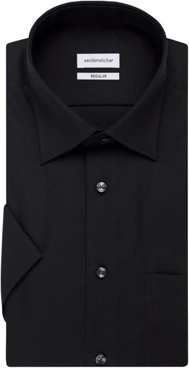 Immagine prodotto Seidensticker Camicia 1/2 Regular Kent non stirata nera (S)