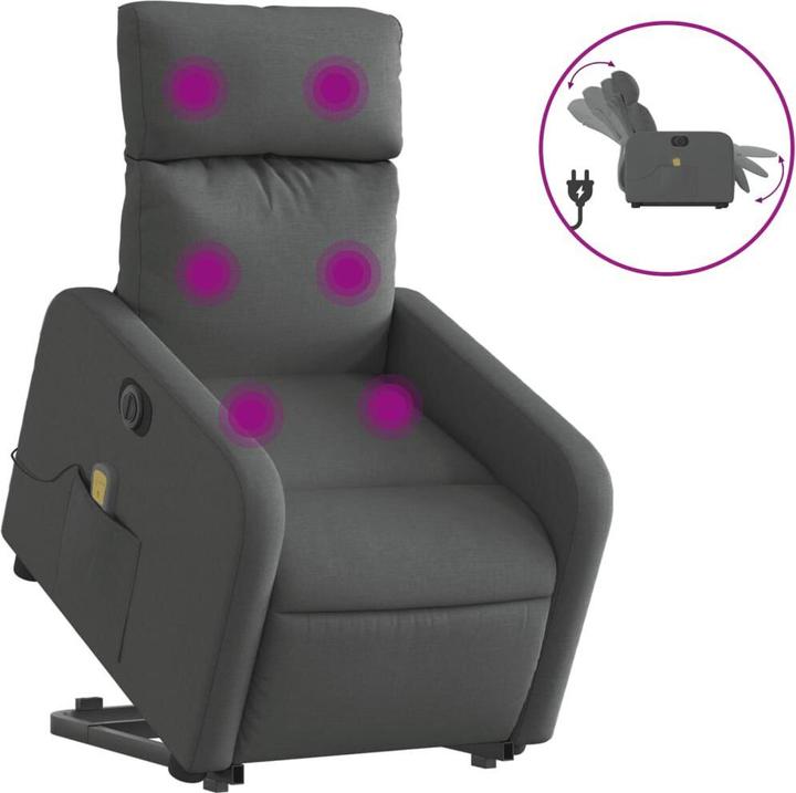 Image du produit vidaXL Massagesessel mit Aufstehhilfe