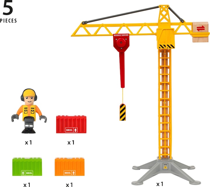 Actual product image Brio Building crane with lights