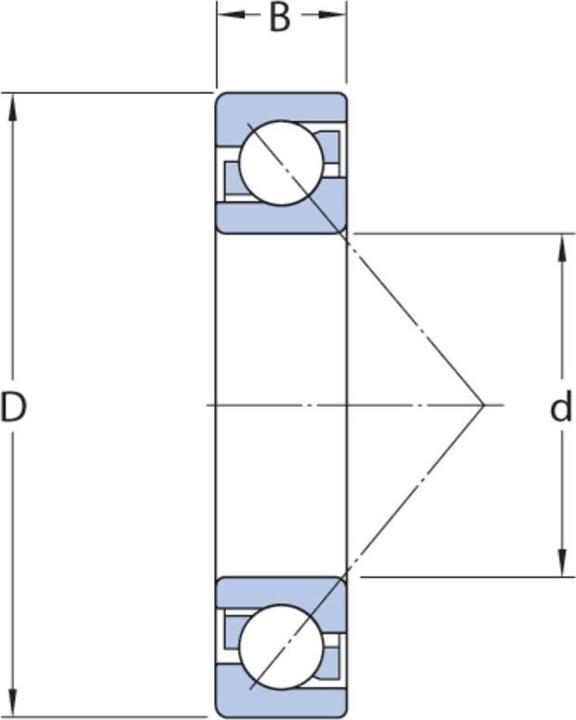 Actual product image SKF Angular contact bearing