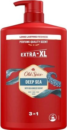 Image du produit Old Spice Shampooing & Body Wash Deep Sea Shampooing pour les cheveux (1000 ml, Shampoing liquide)