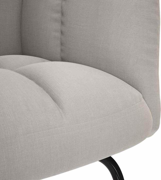 Actual product image vidaXL Schaukelstuhl mit Fusshocker