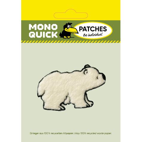 Thumbnail - Mono Quick Eisbär, Applikationen, Weiss