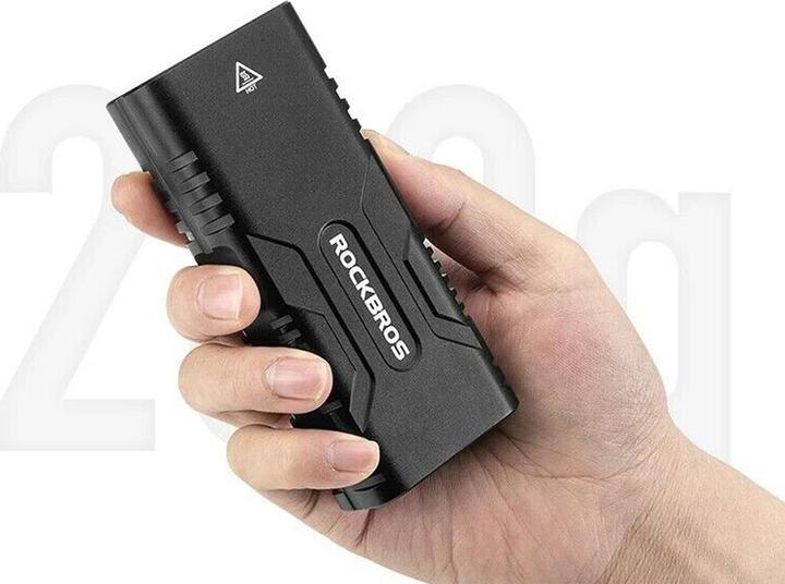 Actual product image Rockbros Bicycle lamp with power bank function (850 lm)
