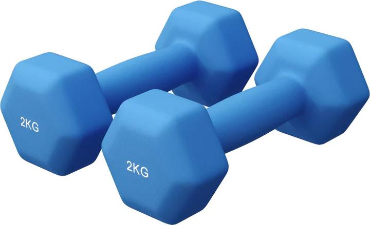 Gorilla Sports Hantelset Neopren 2 x 2 kg (2 x 2 kg)