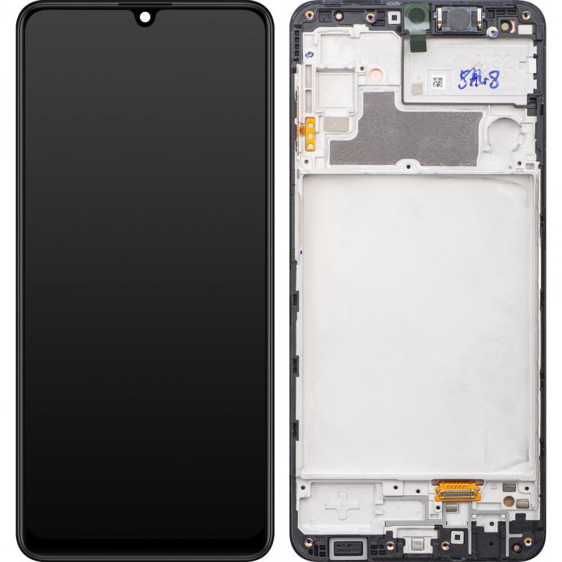 Samsung Display Unit für Galaxy M32 M325, Schwarz (Écran), Pièces de rechange pour appareils mobiles