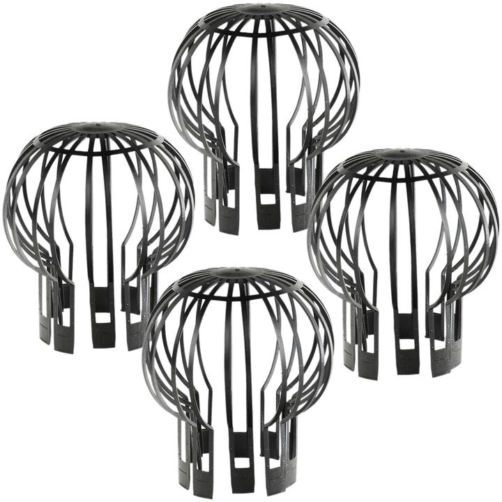 Actual product image HI Downpipe protective grille, set of 4, rainwater pipe protection, Ø 13.2 cm