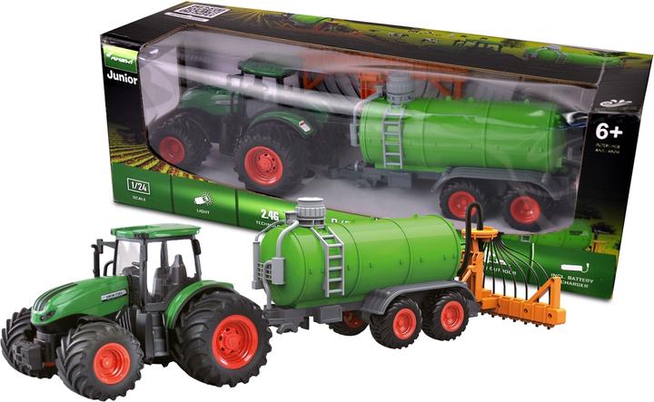 Produktbild Amewi Traktor mit Güllefass, Grün 1:24, RTR (RTR Ready-to-Run)