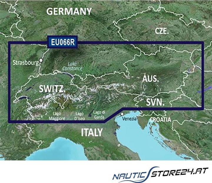 Actual product image Garmin Swiss Lakes BlueChart G3