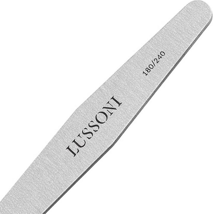 Produktbild Tools for Beauty T4B Lussoni Zebra Diamond Files Trapezoid Nail File 180/240 Grit for Artificial and Natural Nails -