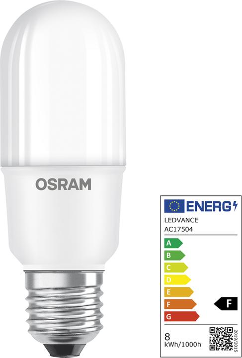 Etichetta energetica Osram Bastone a stella (E27, 60 W, 806 lm, 1 x, F)