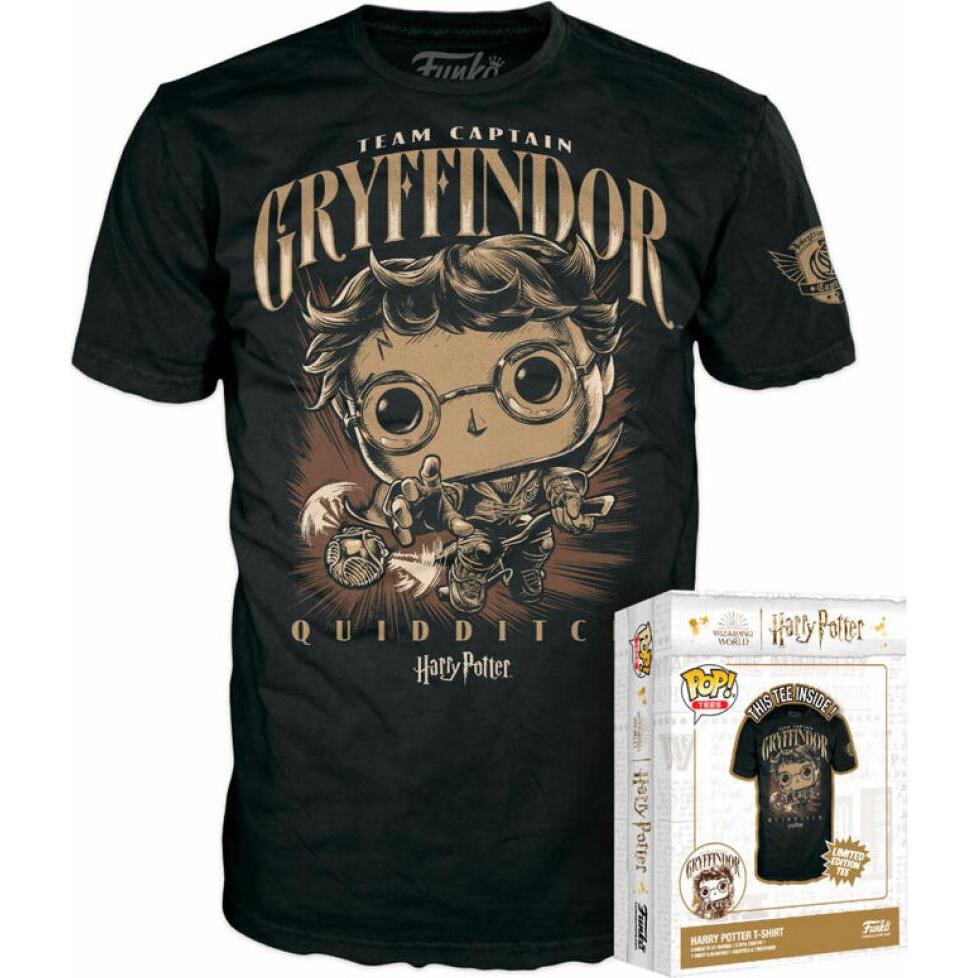 Funko HARRY POTTER - Harry "Quidditch" - T-Shirt POP (M)
