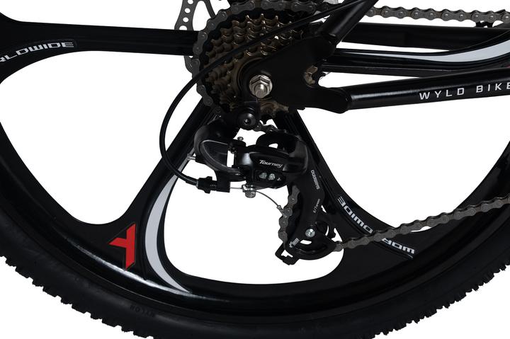 Produktbild Wyld Mountainbike Fully 26" Bliss schwarz-gelb 21 Gänge RH 47 cm Magnesium-Laufräder (47 cm)