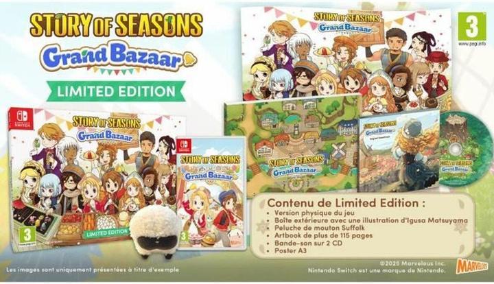 Actual product image Marvelous Story of Seasons: Grand Bazaar (Limited Edition) (Switch)