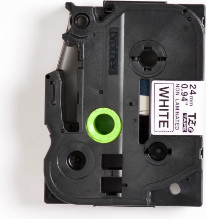 Produktbild Brother TZeN251 unlaminiertes Klebeband (2.40 cm, Weiss)