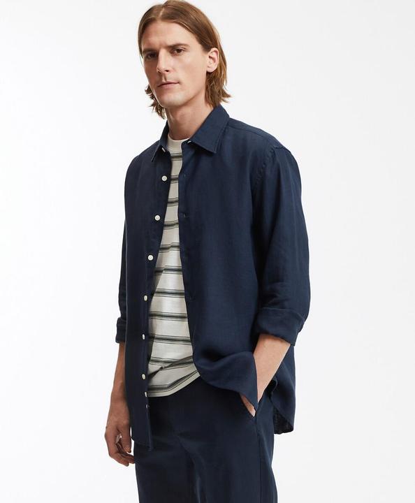 Produktbild La Redoute Collections Gerades Leinenhemd Signature mit langen Ärmeln (S)