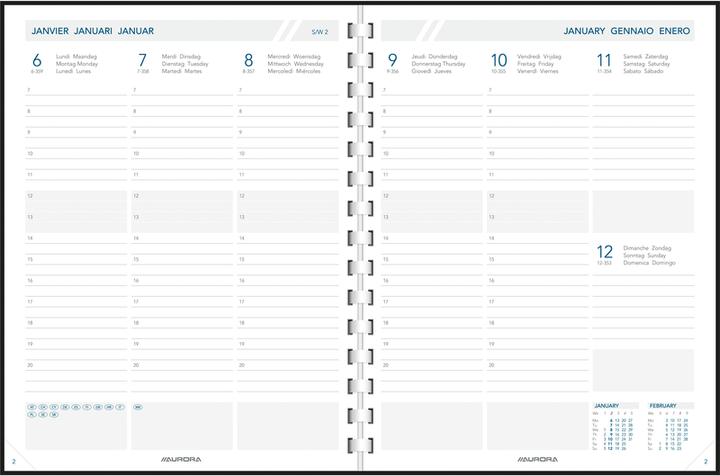 Image du produit Aurora Business PearlAlaska 1W/2S 21 2911P fr/nl/en/de/it/es 17,5x22,5cm (175 x 225 mm, Spécial)