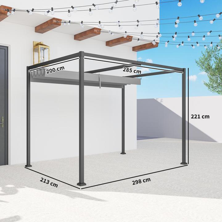 Image du produit Outsunny Pergola (298 cm, 213 cm)