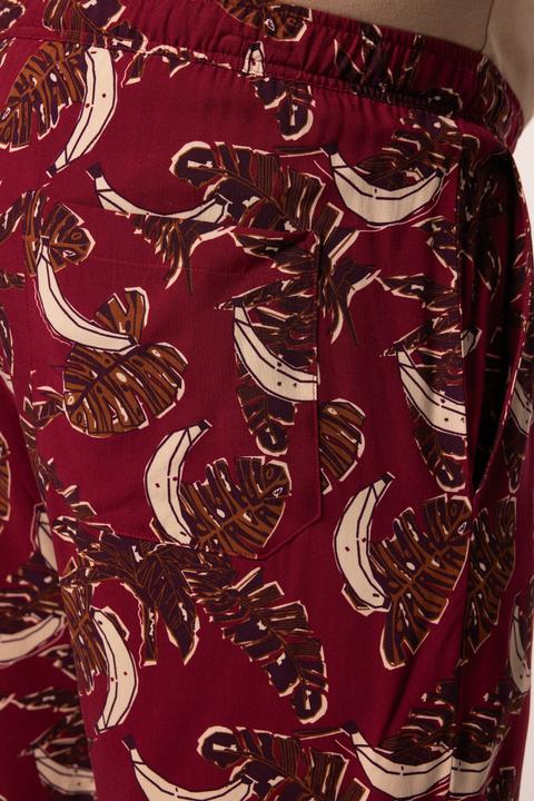 Actual product image Men+ Viskose-Bermuda, Alloverprint, Elastikbund (7XL)