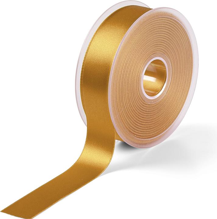 Actual product image Prym Satin ribbon, shiny on both sides, old gold 25 mm, coupon 3 m, 100 % PES (1x)