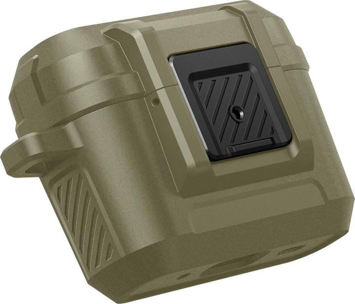 Actual product image Spigen Lock Fit Airpods Pro 1/2 Vintage Khaki