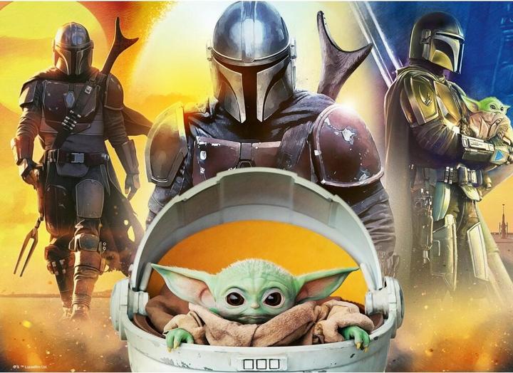 Actual product image Ravensburger 4 Puzzle da 100 Pezzi - The Mandalorian (100 pieces)