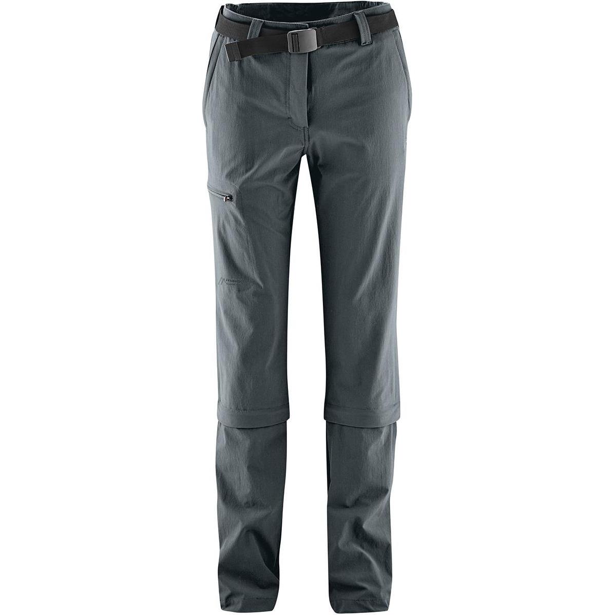 Maier Sports, Damen, Outdoorhose, Damen Arolla Zip Hose (17), Grau, 17