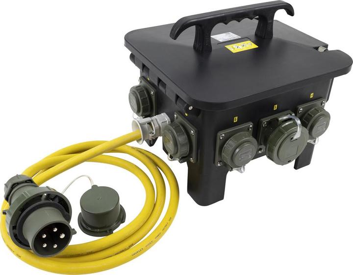 Actual product image Mennekes Eight-way distributor THW version 230 V/400 V, 32 A (9 x, CEE, CEE 7/3)