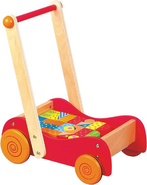 Produktbild Lelin Lauflernwagen mit Bausteinen