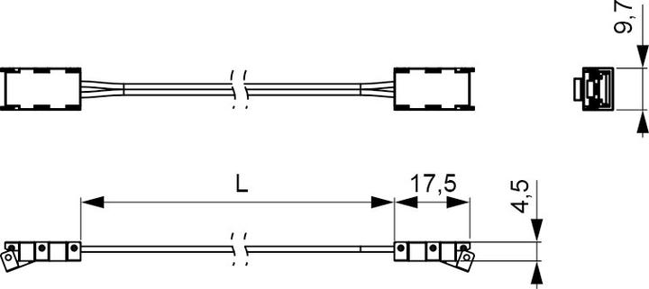 Immagine prodotto L&S Verbindungsleitungen COB/SMD 8 8 mm Tudo/COB 12 V / 24 V