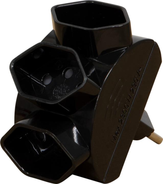 Actual product image Brennenstuhl Branching plug 3-fold star-shaped (Type 13, 3 x)