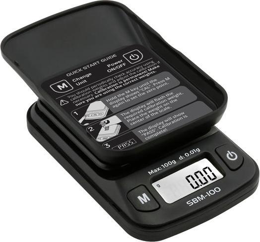 Actual product image On SBM-100-PK Silicone scale - 100g x 0.01g