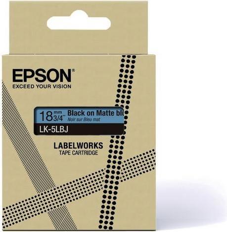 Produktbild Epson Matte Blue/Black 18mm LK-5LBJ (1.80 cm, Blau)