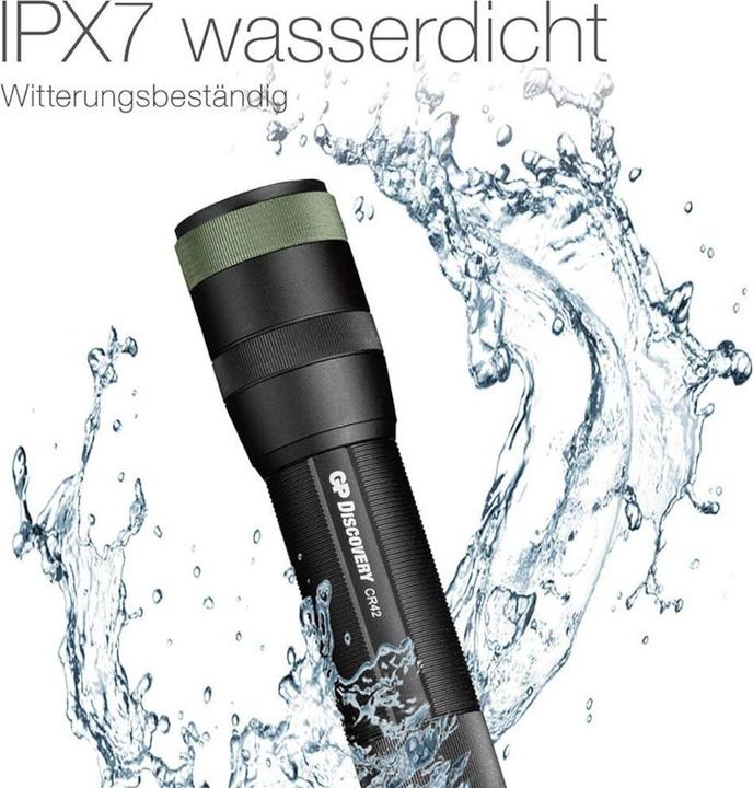Image du produit GP Discovery Lampe de poche CR42, rechargeable (1000 lm)