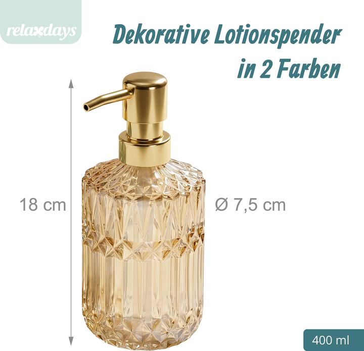 Image du produit Relaxdays 2 distributeurs savon